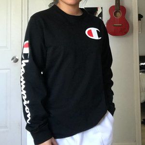 Black Champion Long Sleeve
